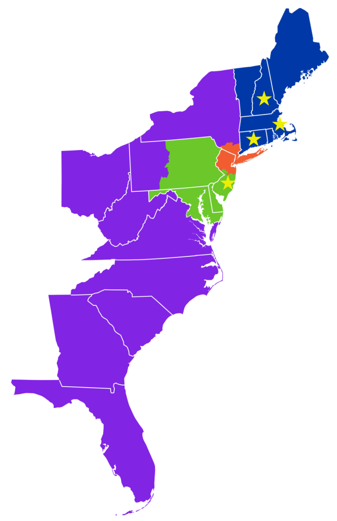 Sentrol Inc Territory Map